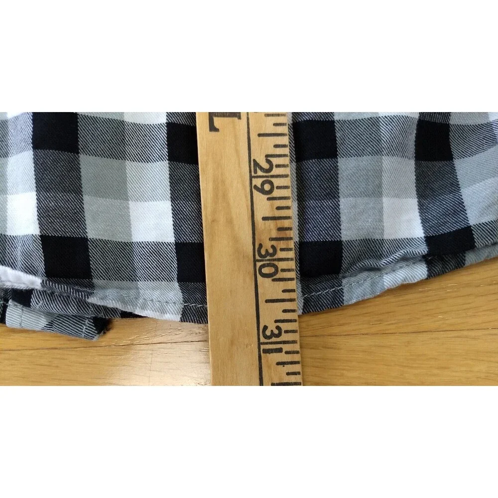 LEVIS Pearl Snap Shirt Mens XXL Plaid Buffalo Check Western Sawtooth Pockets 2XL